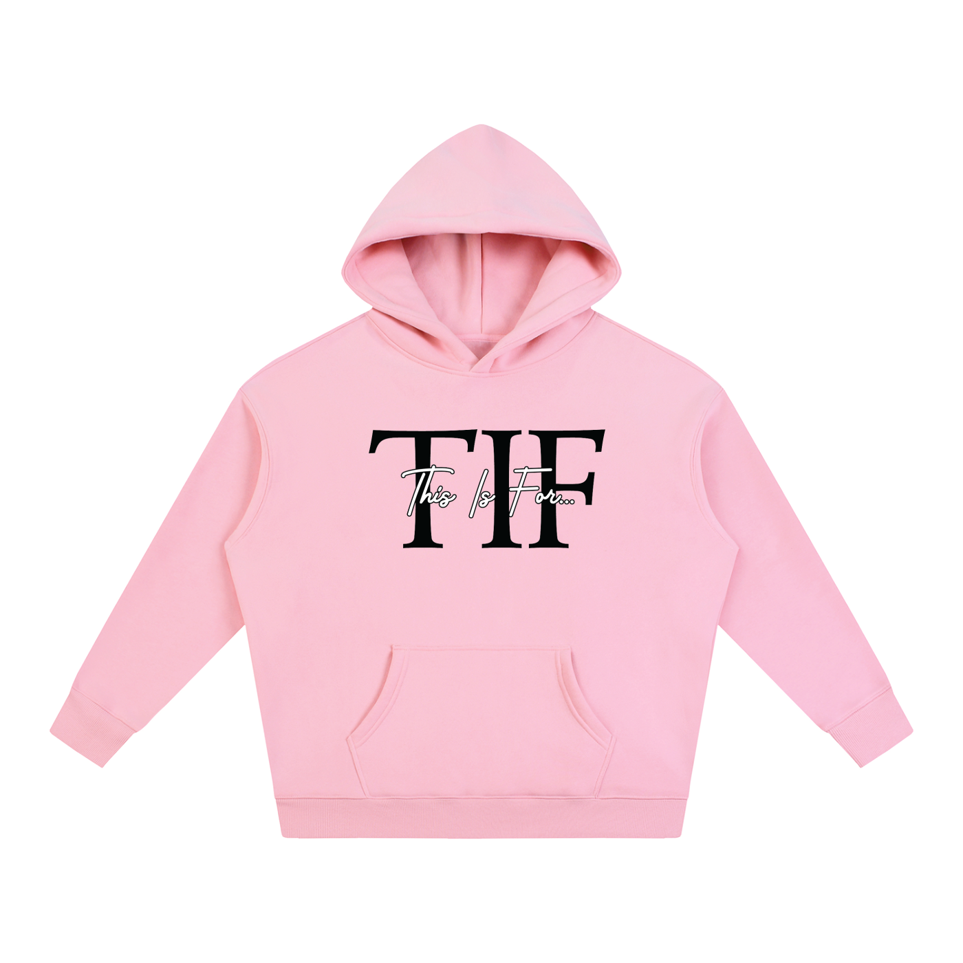 Essentials Black Logo Hoodie