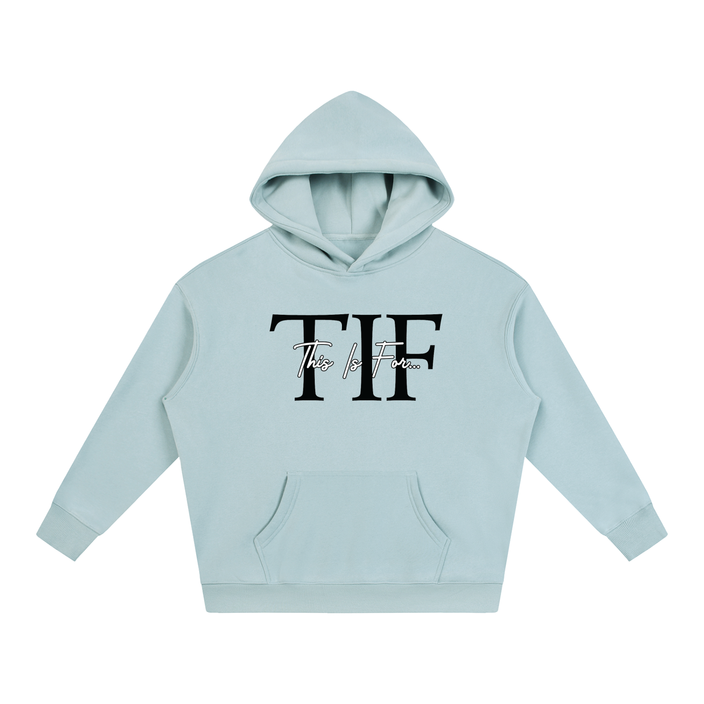 Essentials Black Logo Hoodie