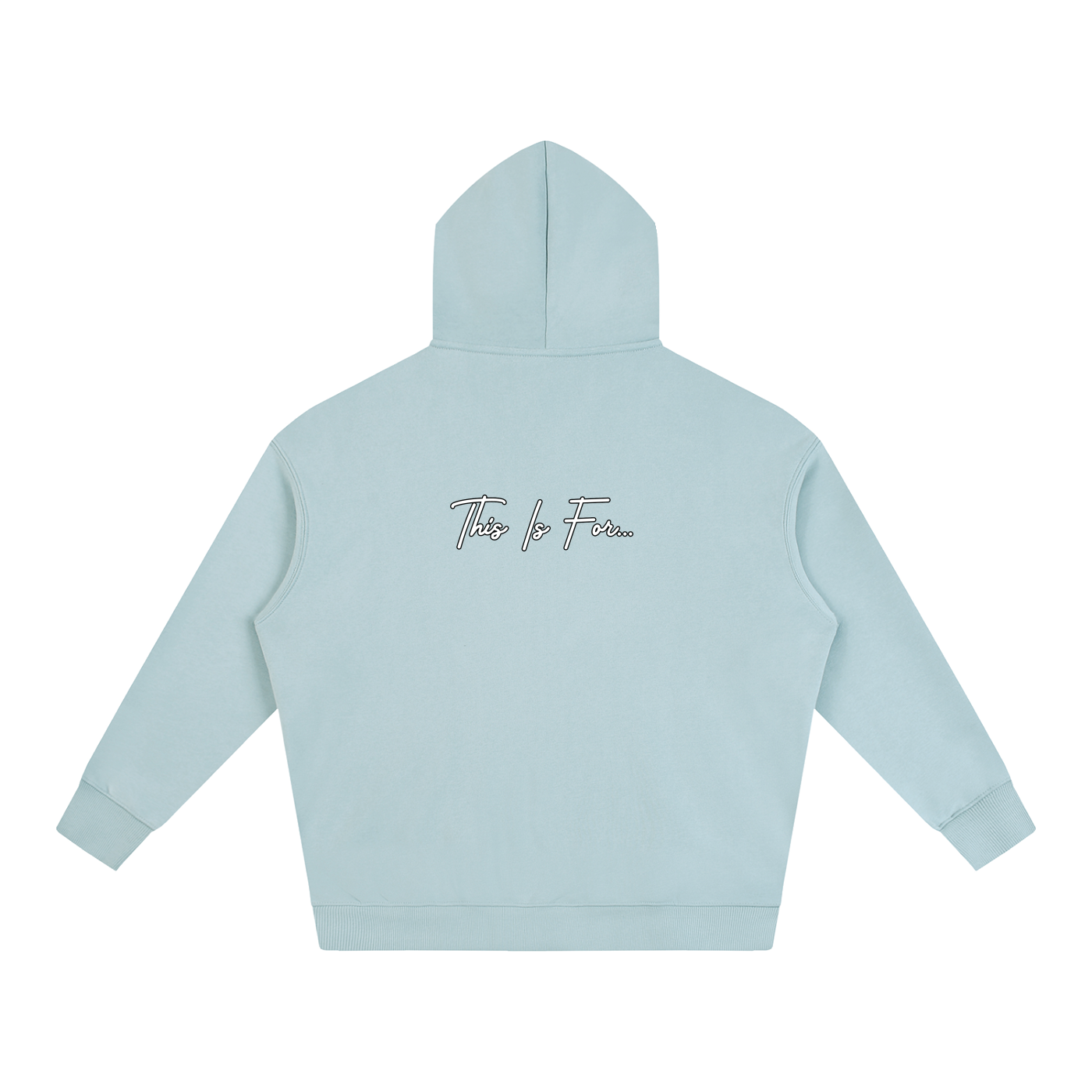 Core White Logo Hoodie