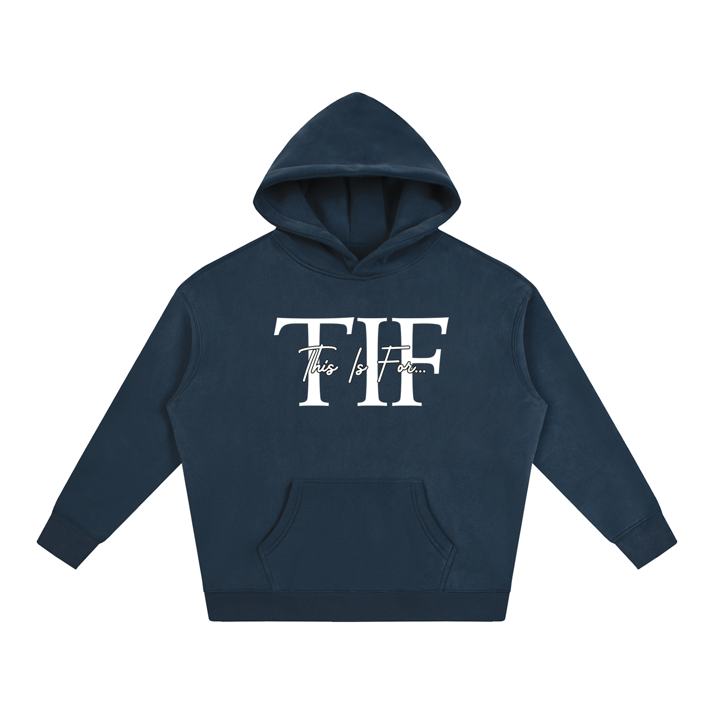 Core White Logo Hoodie