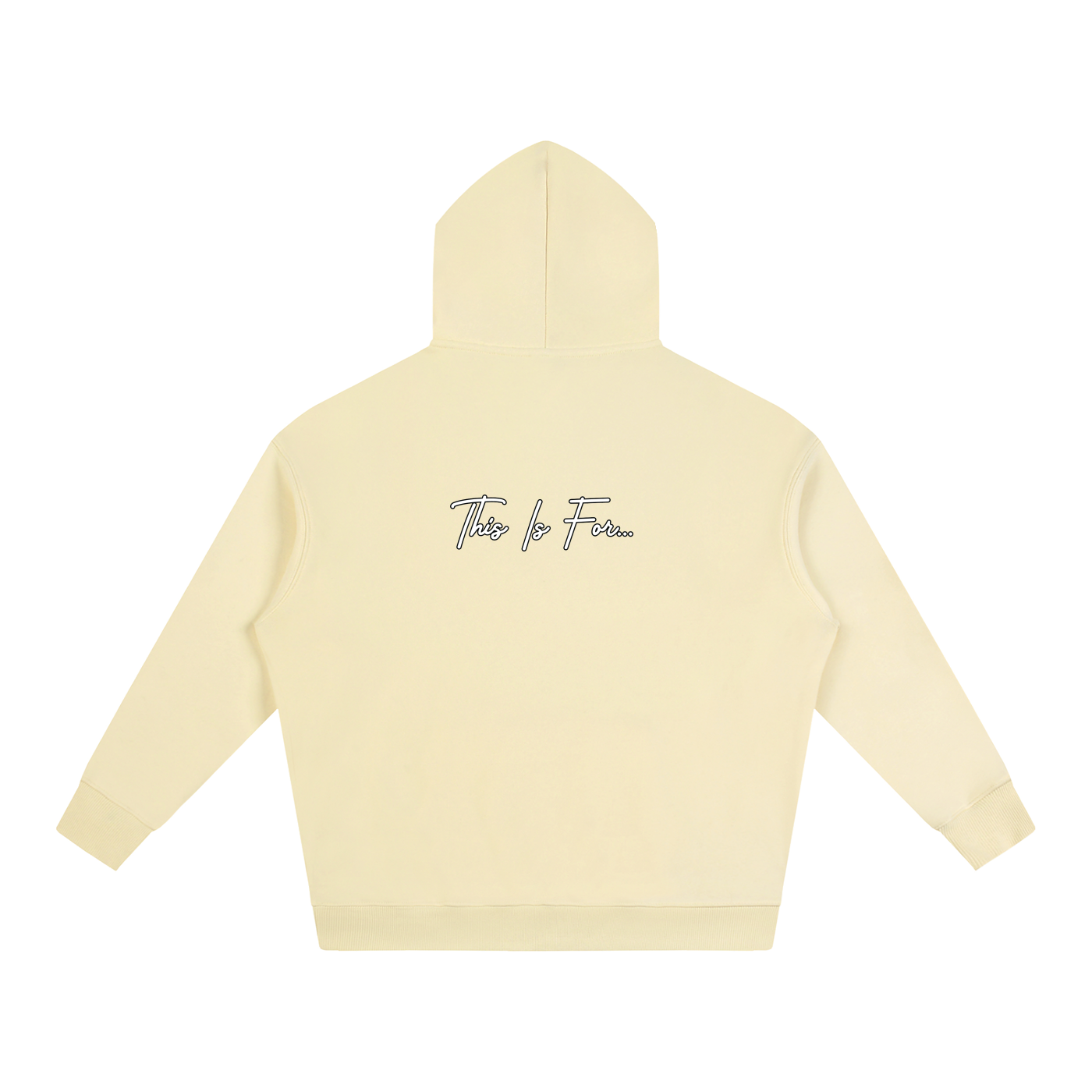 Core Black Logo Hoodie