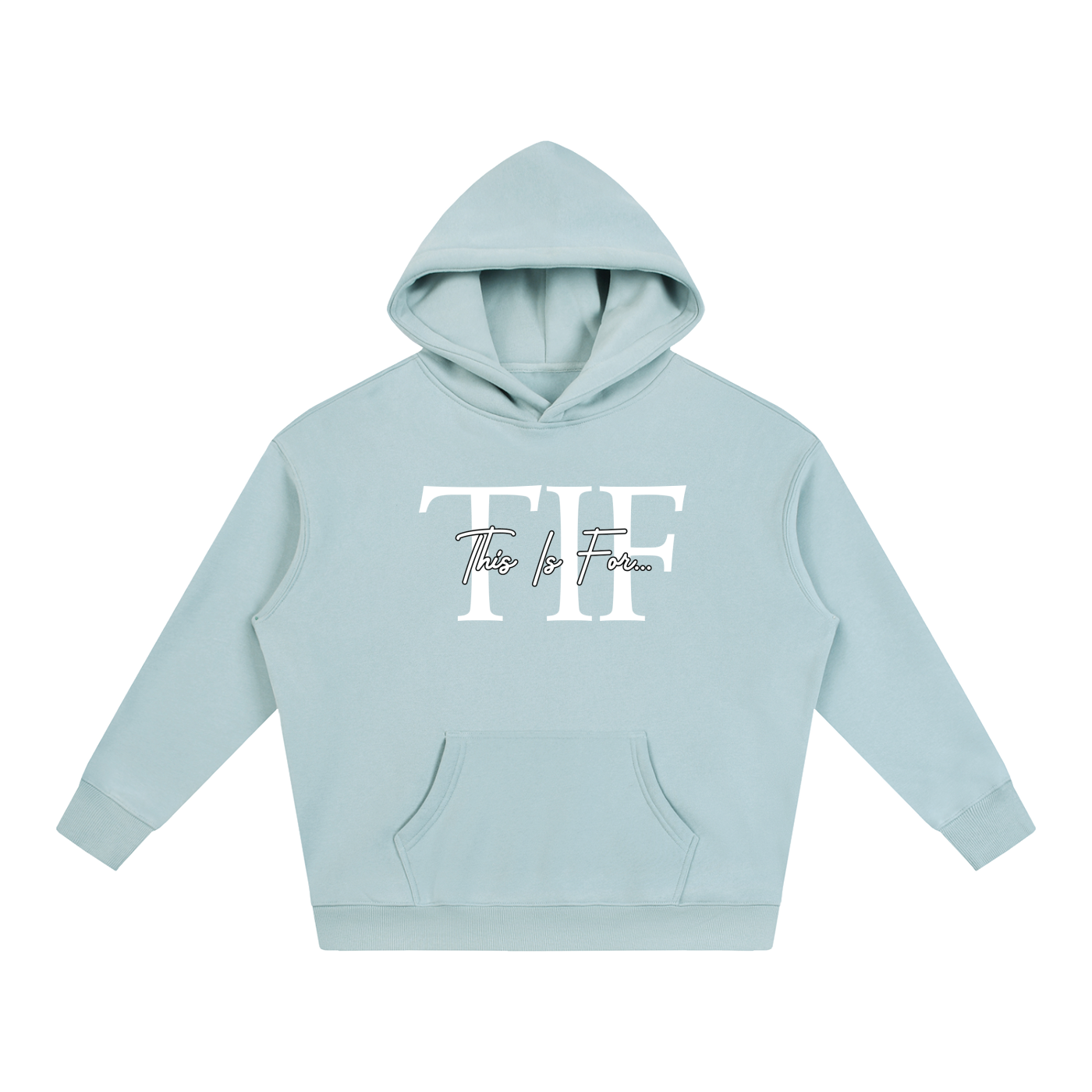 Core White Logo Hoodie