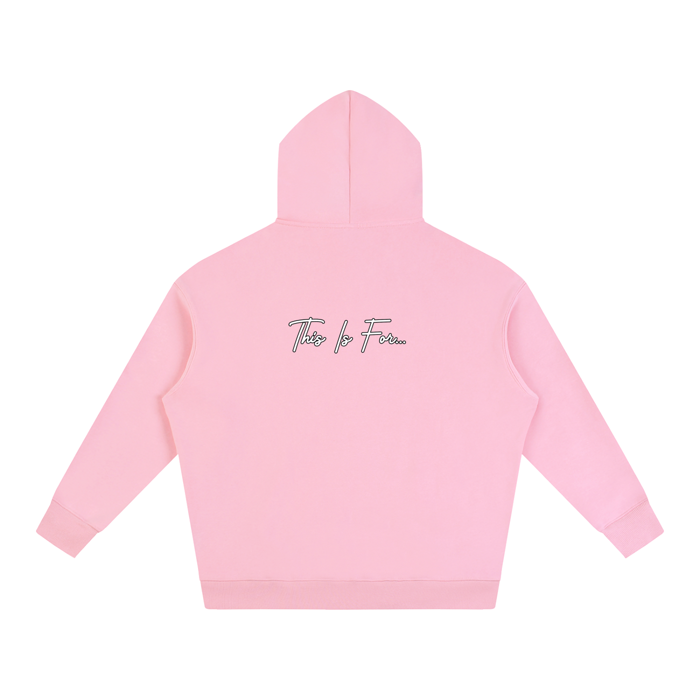 Core White Logo Hoodie