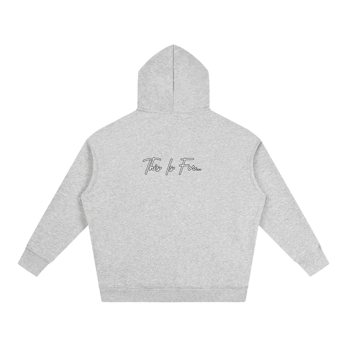 Core White Logo Hoodie