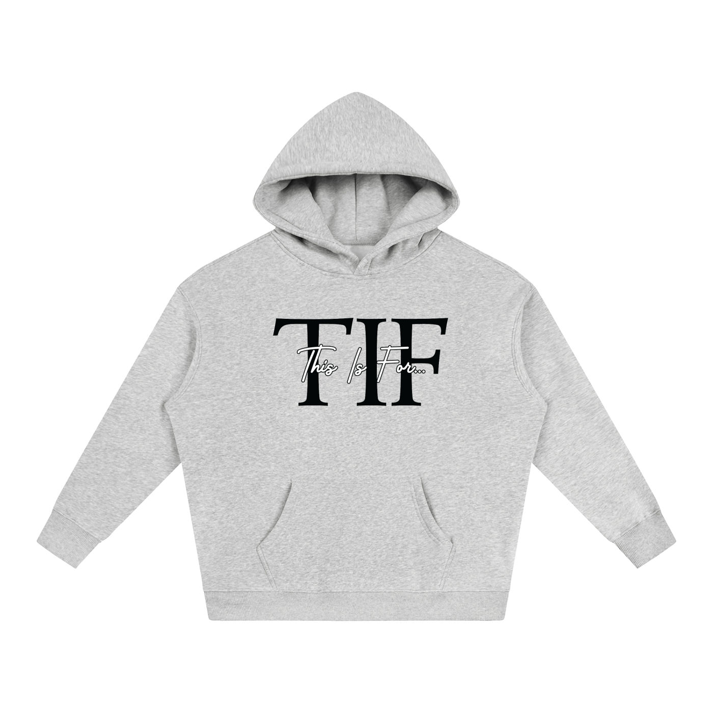 Core Black Logo Hoodie